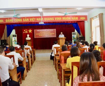 Khai giảng Lớp Trung cấp Lý luận Chính trị - Hành chính hệ không tập trung khóa 163 huyện Đức Thọ