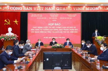 Phát động cuộc thi viết chính luận về bảo vệ nền tảng tư tưởng của Đảng lần thứ hai- Năm 2022