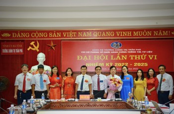 Đại hội Chi bộ Phòng Tổ chức, Hành chính, Thông tin, Tư liệu nhiệm kỳ 2022 - 2025