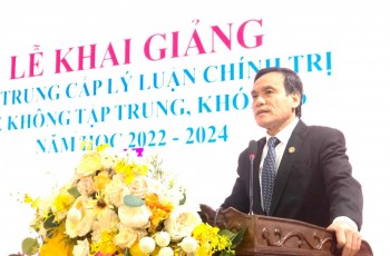 Khai giảng lớp Trung cấp lý luận chính trị hệ không tập trung khóa 186