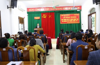 Khai giảng Lớp Trung cấp Lý luận chính trị hệ không tập trung khóa 187 tại thị xã Kỳ Anh