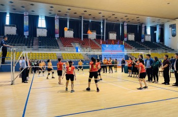 Giải bóng chuyền hơi nữ Công đoàn Khối các cơ quan Đảng năm 2023