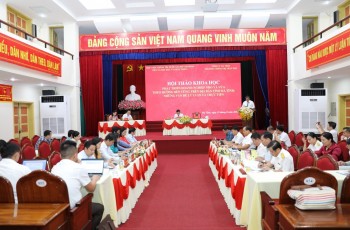 Hội hảo khoa học "Phát triển doanh nghiệp nhỏ và vừa theo hướng bền vững trên địa bàn tỉnh Hà Tĩnh: Những vấn đề lý luận và thực tiễn"
