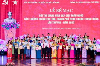 Bế mạc Hội thi giảng viên dạy giỏi toàn quốc năm 2023