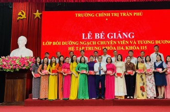 Bế giảng lớp Bồi dưỡng ngạch chuyên viên K114, K115 và lớp bồi dưỡng lãnh đạo, quản lý cấp phòng khóa 6