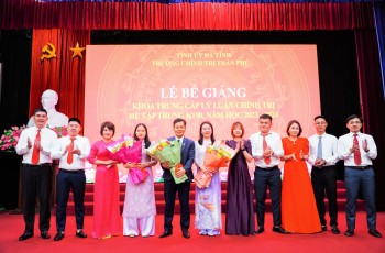 Bế giảng Khoá Trung cấp Lý luận chính trị K190, hệ tập trung, năm học 2023 - 2024