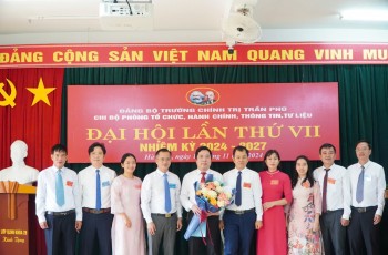 Đại hội chi bộ Phòng Tổ chức, hành chính, thông tin, tư liệu