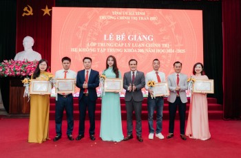 Bế giảng lớp Trung cấp Lý luận Chính trị khóa 199