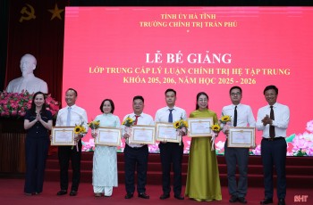 Bế giảng lớp Trung cấp Lý luận Chính...