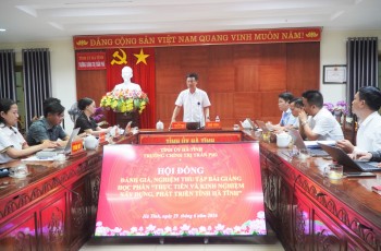 Hội đồng đánh giá, nghiệm thu Tập bài...