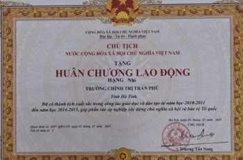 TRƯỜNG CHÍNH TRỊ TRẦN PHÚ HÀ TĨNH - LỊCH...